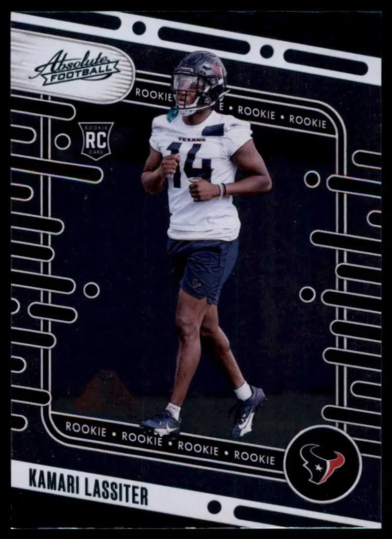 2024 Panini Absolute Green Rookie Kamari Lassiter #142 Houston Texans Football - Football Card Single