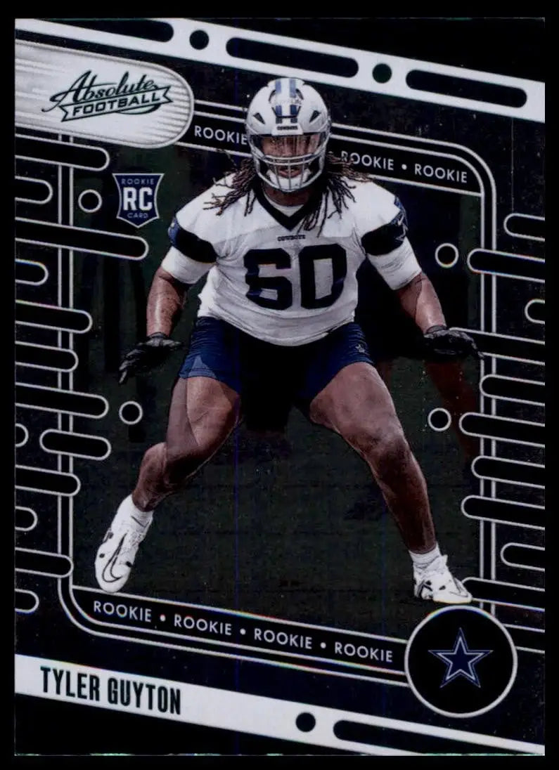 2024 Panini Absolute Green Rookie Tyler Guyton #129 Dallas Cowboys Football Card - Football Card Single
