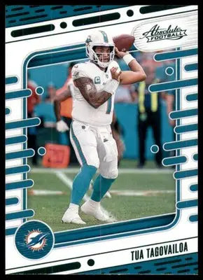 2024 Panini Absolute - Green Tua Tagovailoa 66 Miami Dolphins - Football Card Single