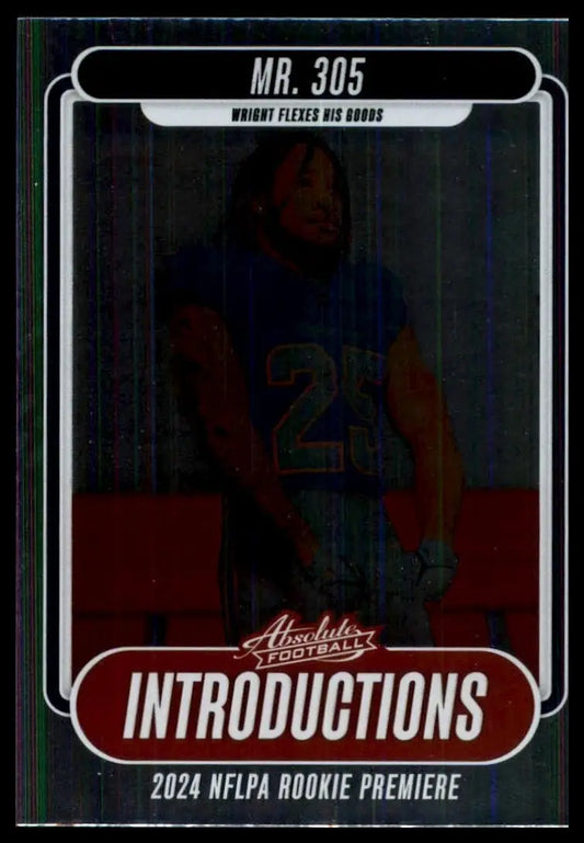 2024 Panini Absolute - Introductions Jaylen Wright #I-JWT (RC) - Basketball Card Single