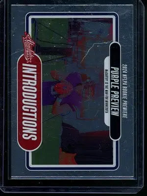 2024 Panini Absolute J.J. McCarthy #I-JMY Rookie Football - Football Card Single
