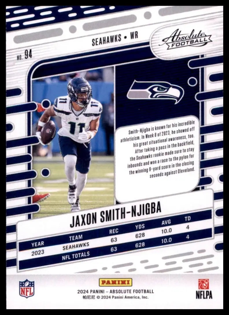 2024 Panini Absolute - Jaxon Smith-Njigba #94 - Football Card Single
