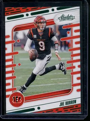2024 Panini Absolute Joe Burrow #20 Green Football - Football Card Single