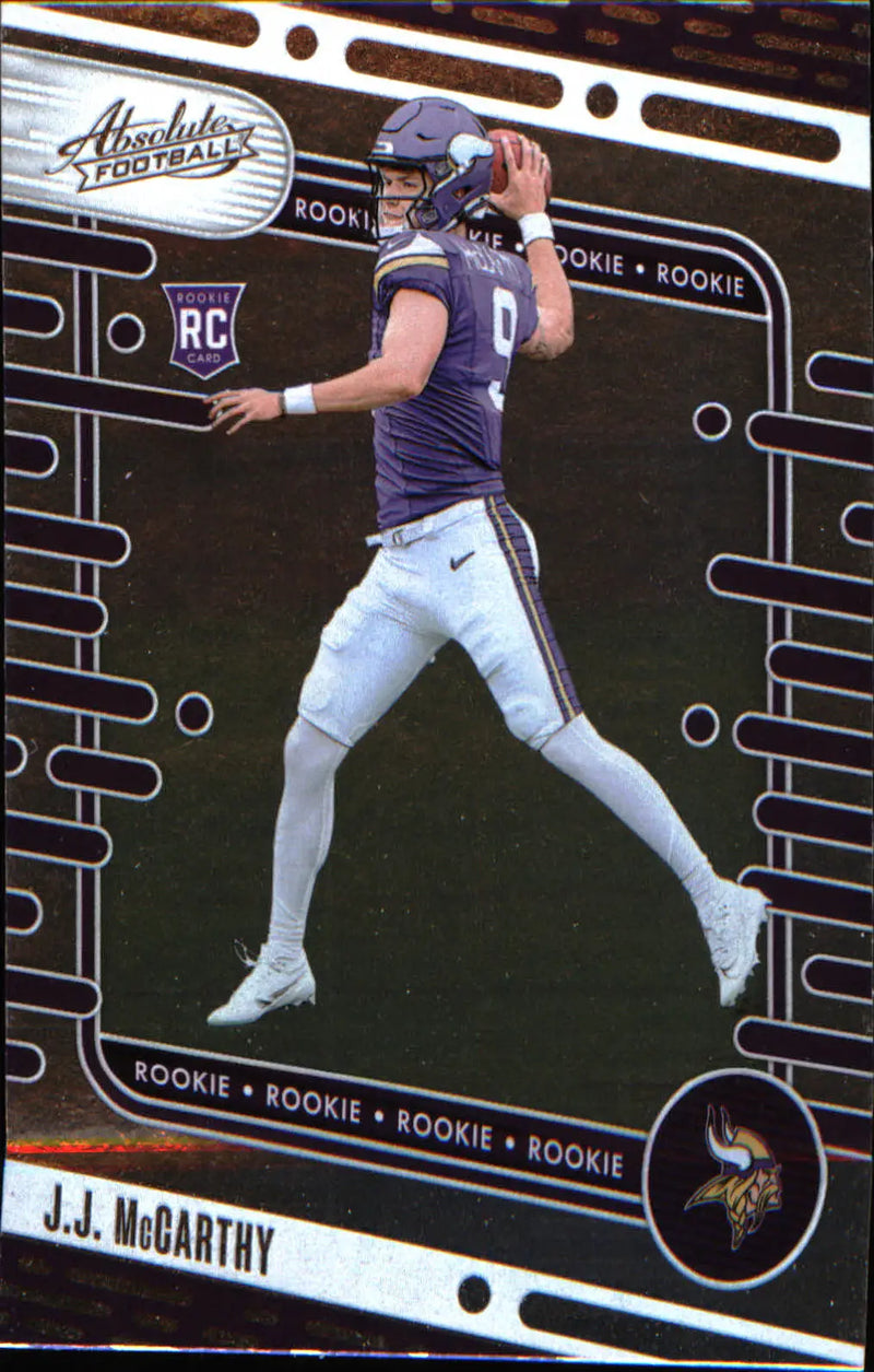 2024 Panini Absolute Retail #110 J.J. McCarthy Rookie Rookie