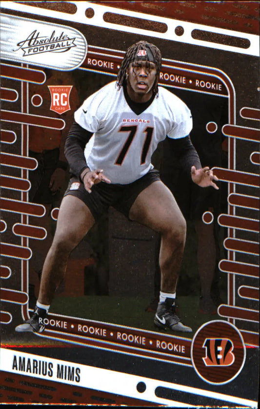 2024 Panini Absolute Retail #118 Amarius Mims Rookie Rookie