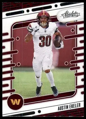 2024 Panini Absolute - Retail Austin Ekeler 100 Washington Commanders - Football Card Single