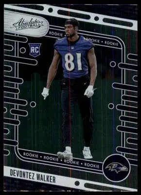 2024 Panini Absolute - Retail Devontez Walker RC 181 Baltimore Ravens - Football Card Single