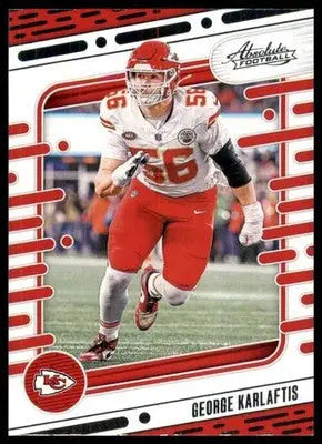 2024 Panini Absolute - Retail George Karlaftis 53 Kansas City Chiefs - Football Card Single