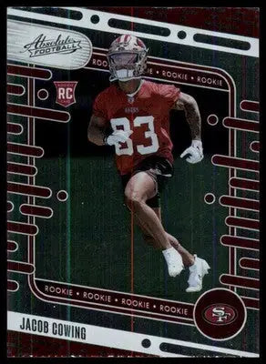 2024 Panini Absolute - Retail Jacob Cowing RC 191 San Francisco 49ers - Football Card Single