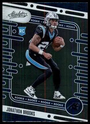 2024 Panini Absolute - Retail Jonathon Brooks RC 146 Carolina Panthers - Football Card Single