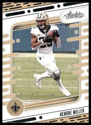 2024 Panini Absolute - Retail Kendre Miller 78 New Orleans Saints - Football Card Single