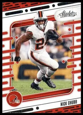 2024 Panini Absolute - Retail Nick Chubb 23 Cleveland Browns - Football Card Single