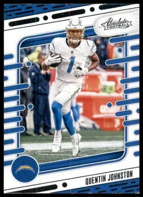 2024 Panini Absolute - Retail Quentin Johnston 60 Los Angeles Chargers - Football Card Single