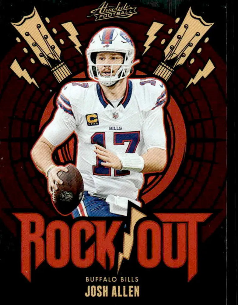 2024 Panini Absolute #RO-JAN Josh Allen Rock Out - Football Card Single