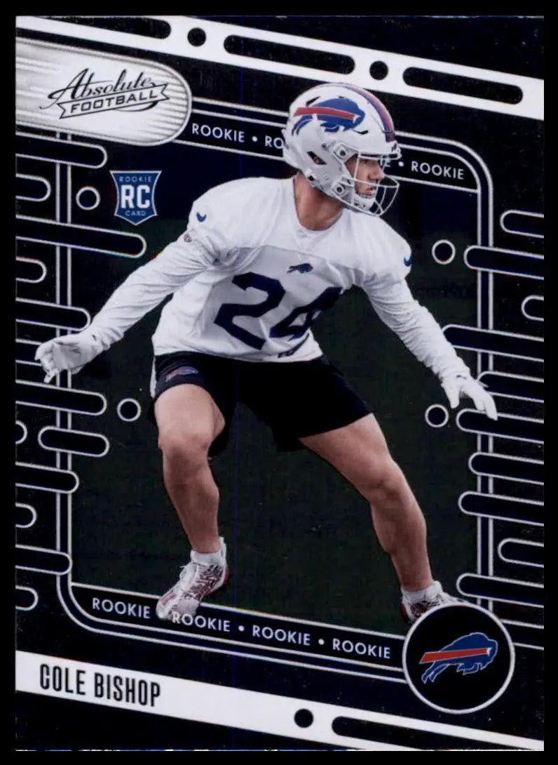 2024 Panini Absolute Rookie Cole Bishop #157 Buffalo Bills Football Card NFL - Football Card Single