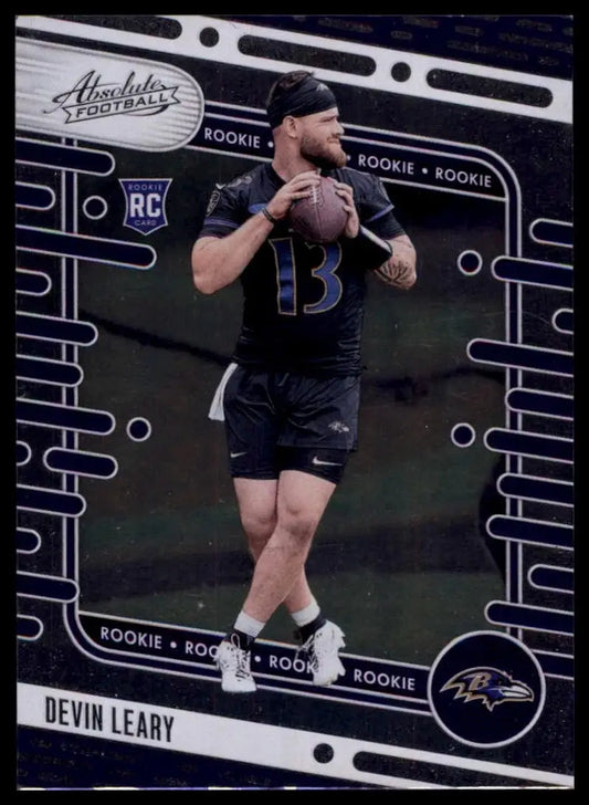 2024 Panini Absolute Rookie Devin Leary #198 Baltimore Ravens Football Card NFL - Football Card Single