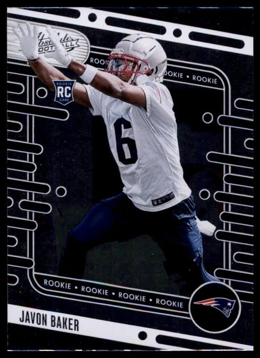 2024 Panini Absolute Rookie Javon Baker #180 New England Patriots Football Card - Football Card Single