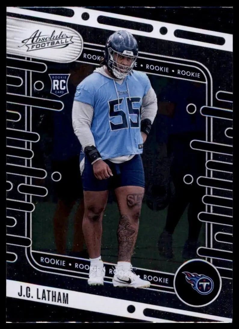 2024 Panini Absolute Rookie JC Latham #107 Tennessee Titans Football Card NFL