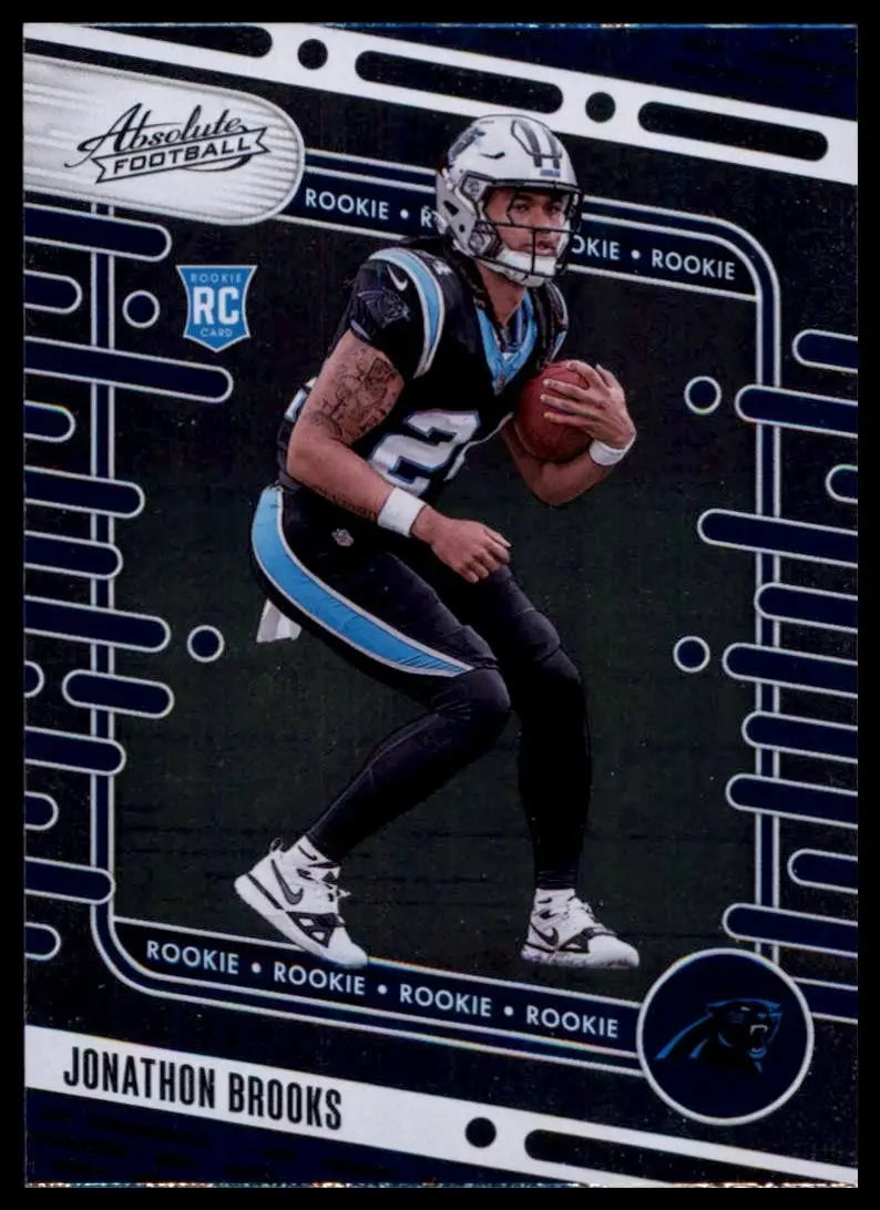 2024 Panini Absolute Rookie Jonathon Brooks #146 Carolina Panthers Football Card - Football Card Single