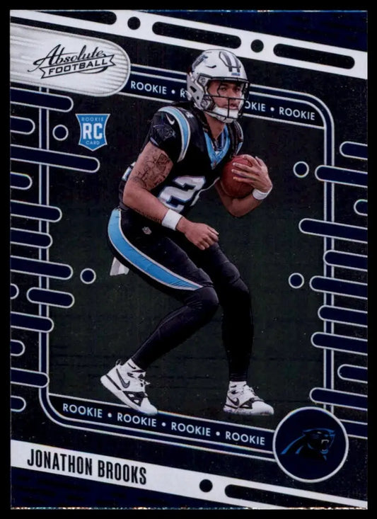 2024 Panini Absolute Rookie Jonathon Brooks #146 Carolina Panthers Football Card - Football Card Single