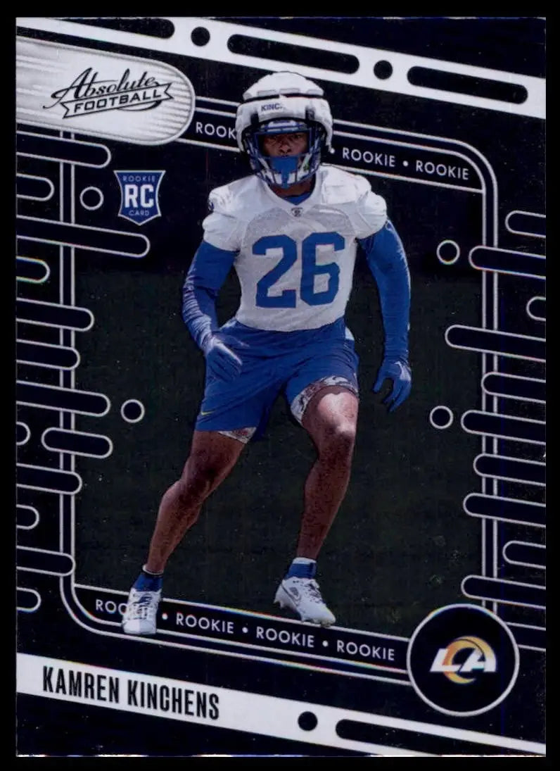 2024 Panini Absolute Rookie Kamren Kinchens #175 Los Angeles Rams Football Card - Football Card Single