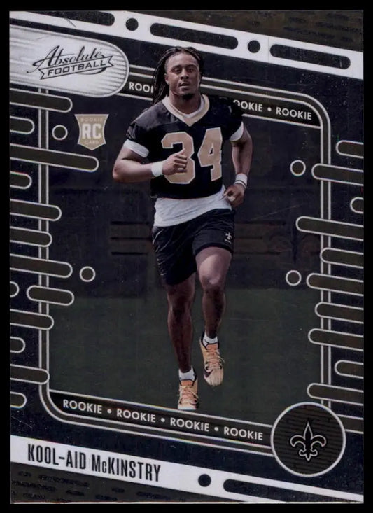 2024 Panini Absolute Rookie Kool Aid McKinstry #141 New Orleans Saints Football - Football Card Single