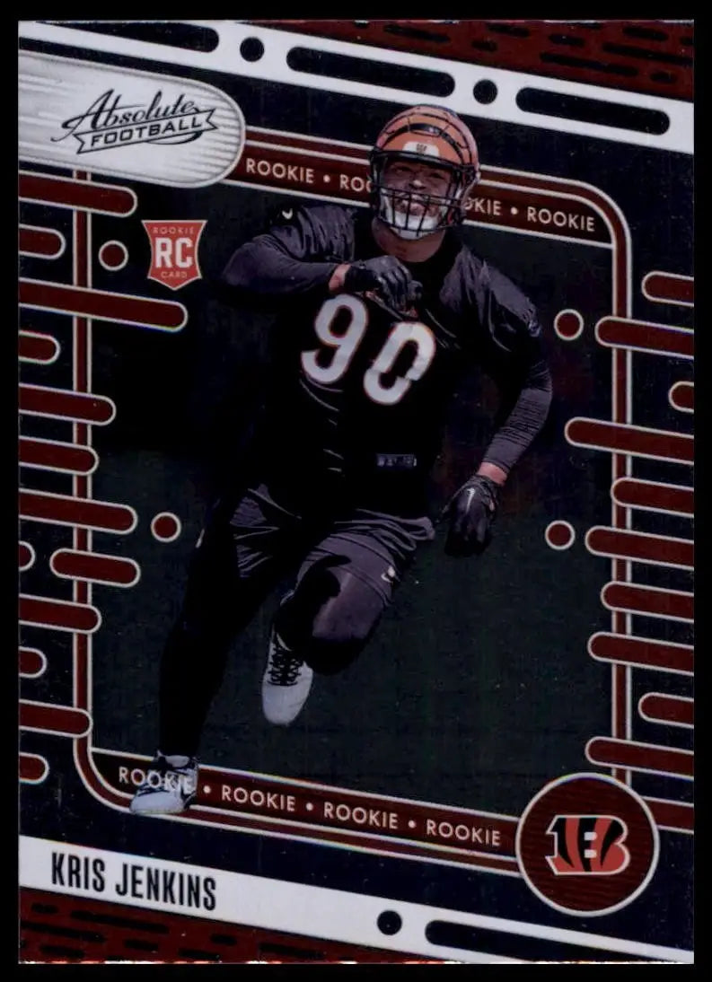 2024 Panini Absolute Rookie Kris Jenkins #149 Cincinnati Bengals Football Card - Football Card Single