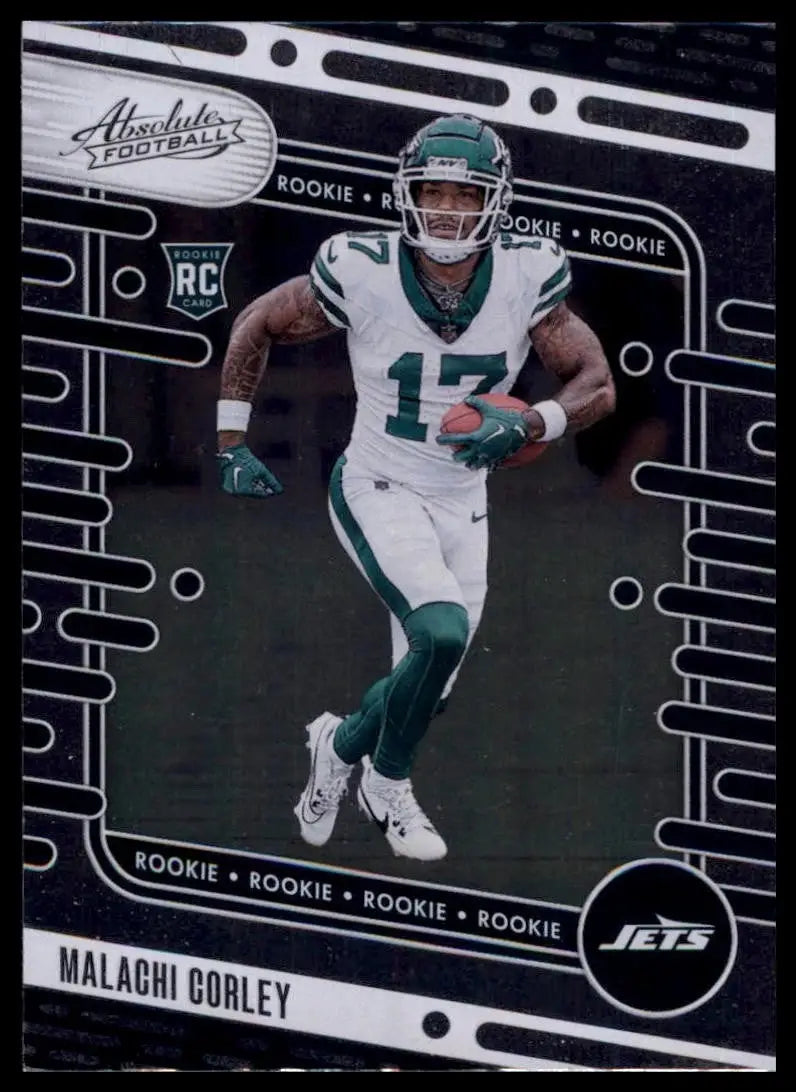 2024 Panini Absolute Rookie Malachi Corley #160 New York Jets Football Card NFL - Football Card Single