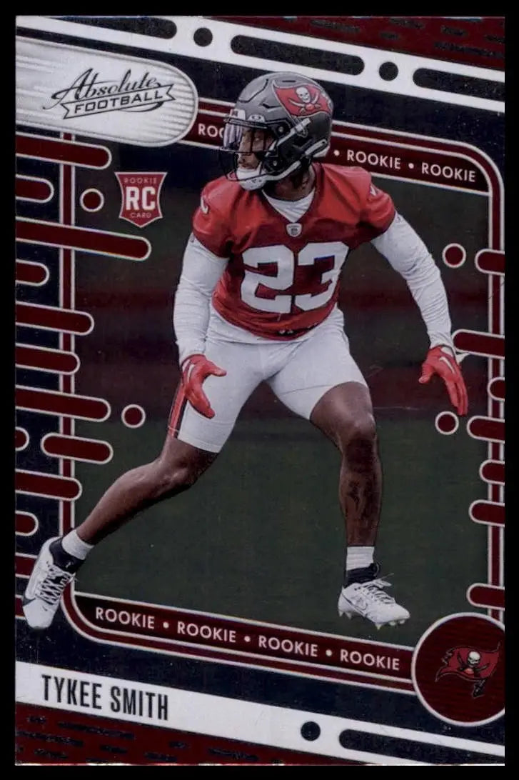 2024 Panini Absolute Rookie Tykee Smith #172 Tampa Bay Buccaneers Football Card
