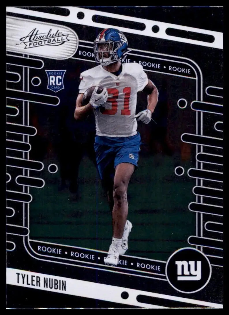 2024 Panini Absolute Rookie Tyler Nubin #147 New York Giants Football Card NFL - Football Card Single