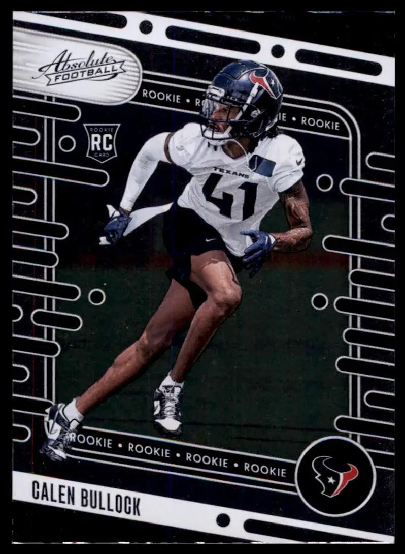 2024 Panini Absolute Rookies Calen Bullock #165 Houston Texans Football Card NFL - Football Card Single
