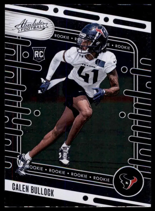 2024 Panini Absolute Rookies Calen Bullock #165 Houston Texans Football Card NFL - Football Card Single