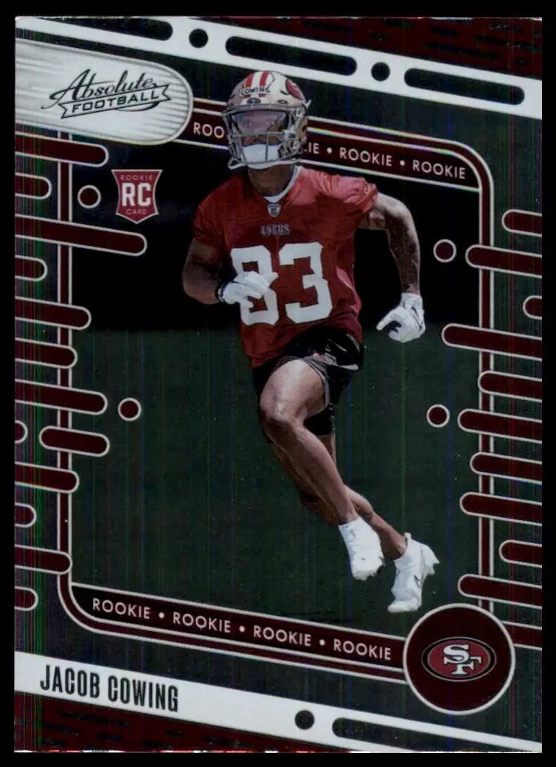 2024 Panini Absolute - Rookies Jacob Cowing #191 (RC) - Football Card Single