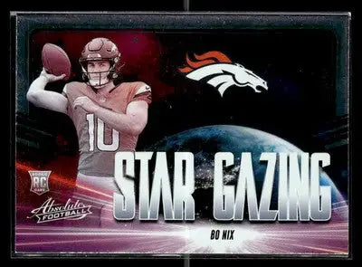 2024 Panini Absolute #SG-BNX Bo Nix Star Gazing - Football Card Single