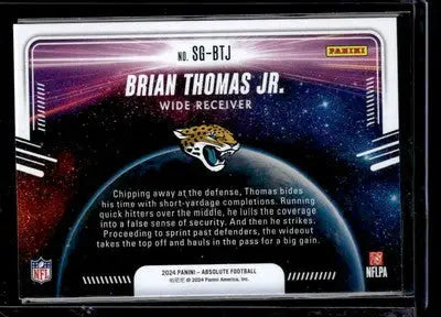 2024 Panini Absolute #SG-BTJ Brian Thomas Jr. Star Gazing - Football Card Single