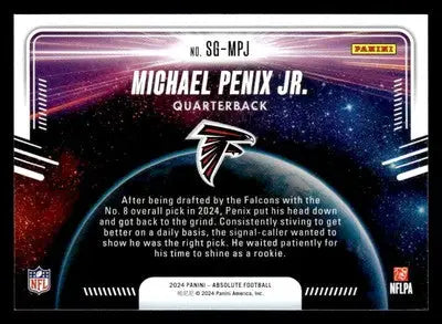 2024 Panini Absolute #SG-MPJ Michael Penix Jr. Star Gazing - Football Card Single