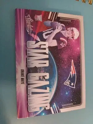 2024 Panini Absolute - Star Gazing Drake Maye #SG-DME (RC). Patriots. NRMT+ - Football Card Single