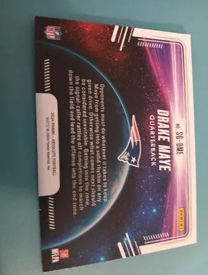 2024 Panini Absolute - Star Gazing Drake Maye #SG-DME (RC). Patriots. NRMT+ - Football Card Single