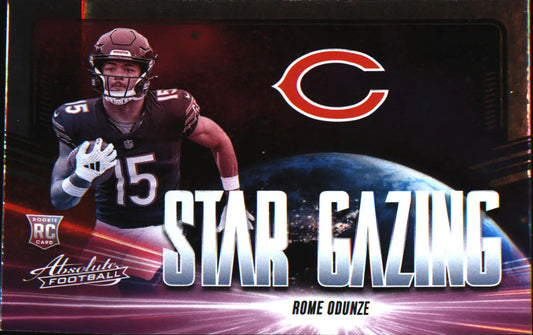 2024 Panini Absolute Star Gazing #SG-ROE Rome Odunze - Football Card Single
