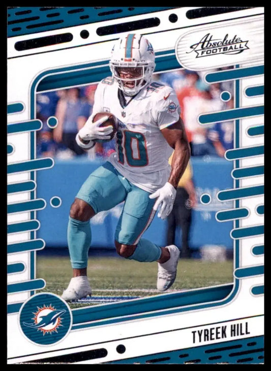 2024 Panini Absolute Tyreek Hill #65 Miami Dolphins Football Card NFL Sports - Football Card Single