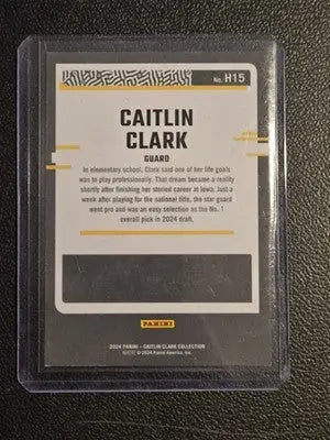 2024 Panini Caitlin Clark Collection #H15 Caitlin Clark Highlights - Basketball Card Single