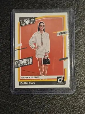 2024 Panini Caitlin Clark Collection #H15 Caitlin Clark Highlights - Basketball Card Single
