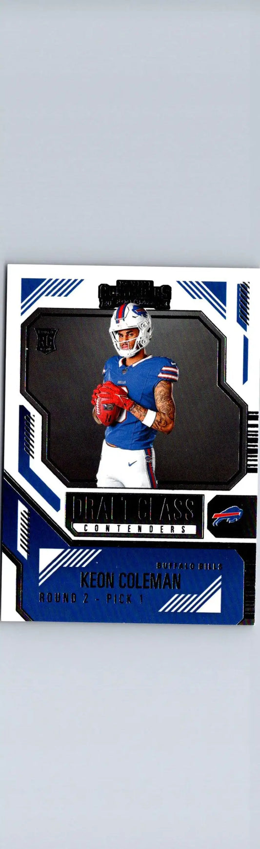 Football trading card featuring Keon Coleman from the 2024 Panini Contenders Draft Class