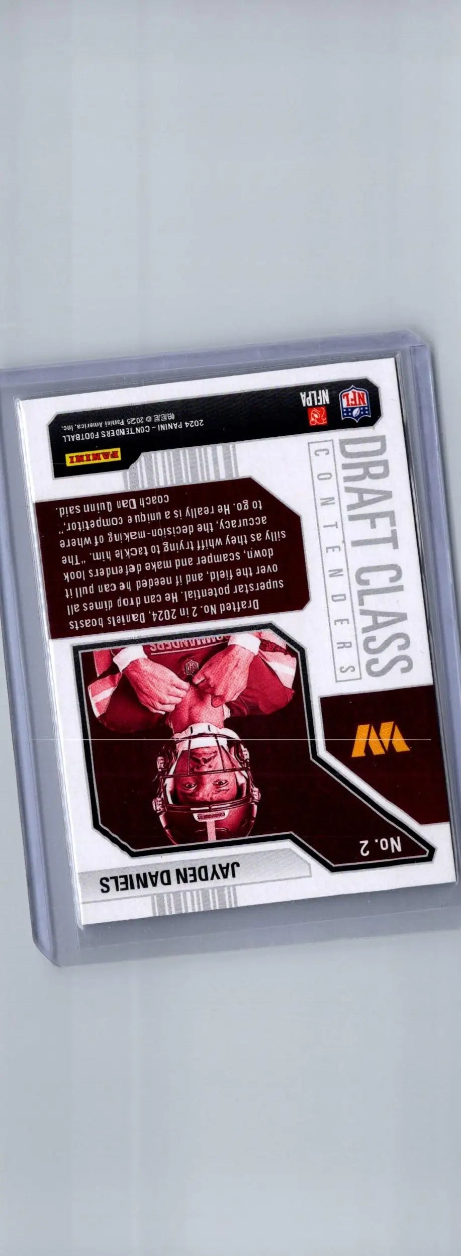 2024 Panini Contenders #2 Jayden Daniels Draft Class Contenders - Football Card Single