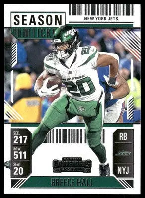 2024 Panini Contenders Football Breece Hall #76 Football - Football Card Single