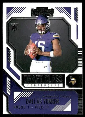 2024 Panini Contenders Football Dallas Turner #25 Football - Football Card Single
