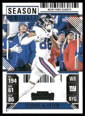 2024 Panini Contenders Football Darius Slayton #75 Football - Football Card Single