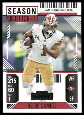 2024 Panini Contenders Football Deebo Samuel #87 Football