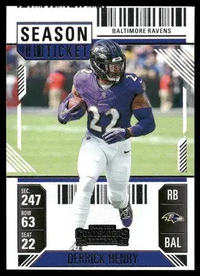 2024 Panini Contenders Football Derrick Henry #9 Football - Football Card Single