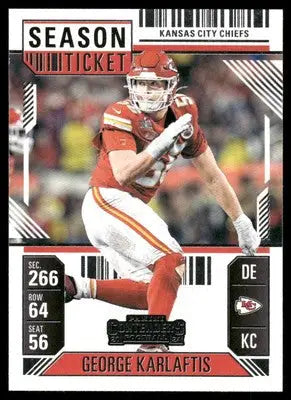 2024 Panini Contenders Football George Karlaftis #51 Football - Football Card Single